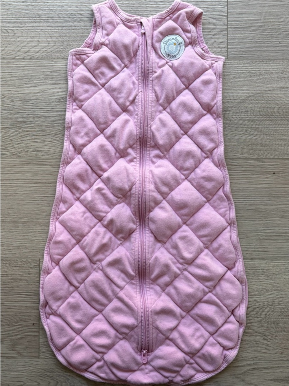 Dreamland baby sleep sack size medium 6-12 months pink